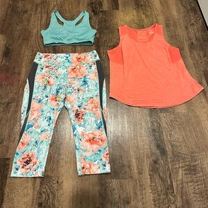 Tech Gear Floral Workout